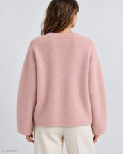 Gina Tricot / Mohair knitted sweater / Dusty pink