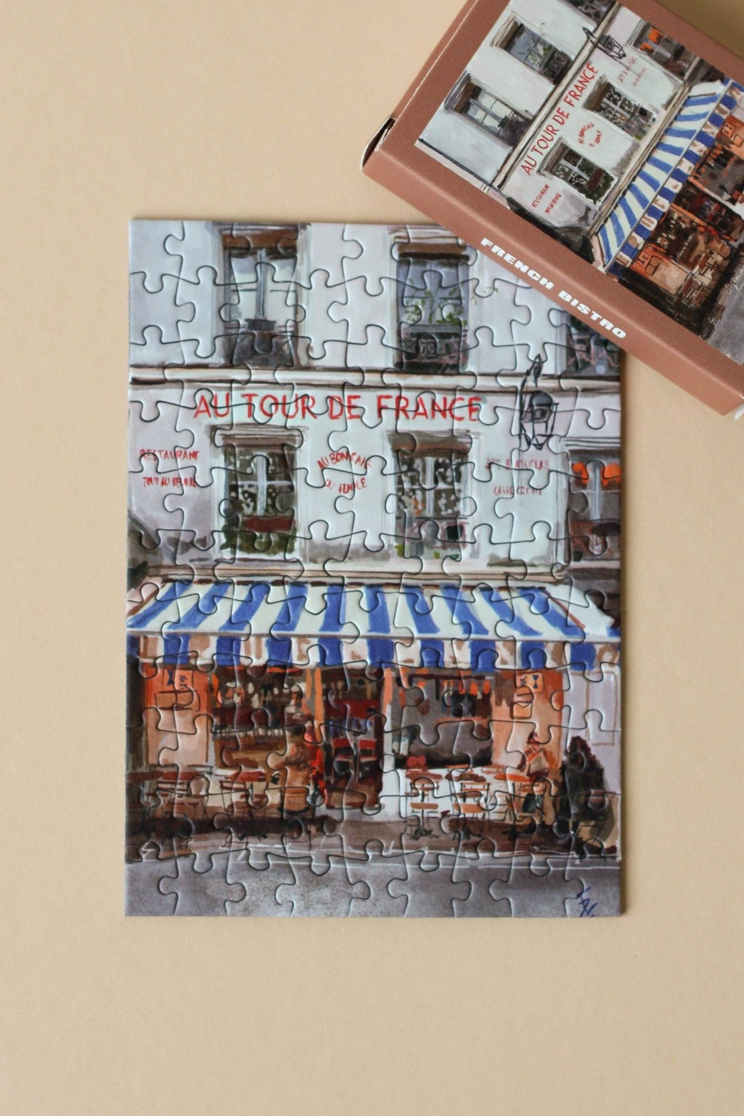 Mini-Puzzle French Bistro, 99 Teile