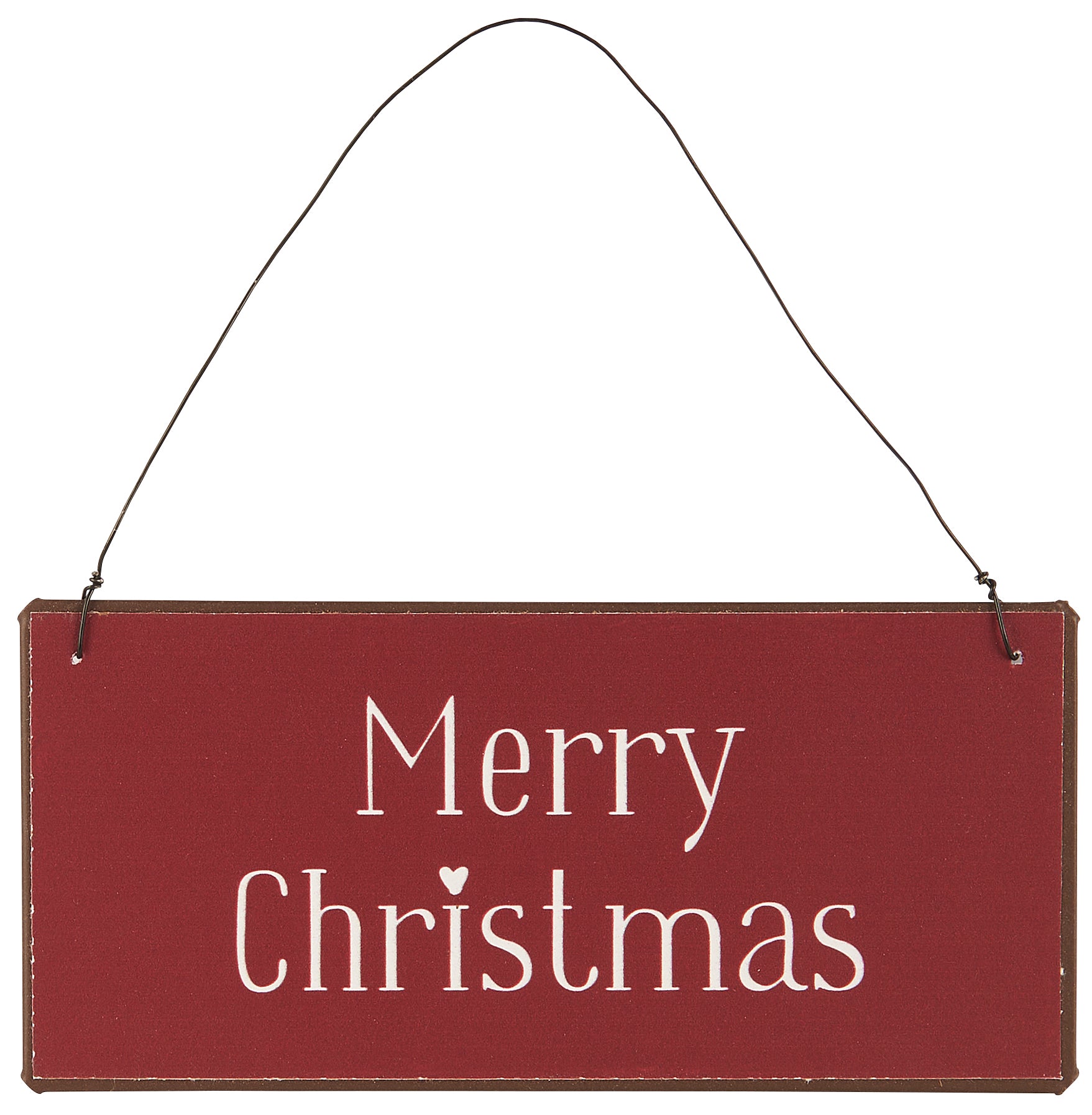Ib Laursen / Metallschild Merry Christmas