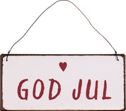 Ib Laursen / Metallschild God Jul