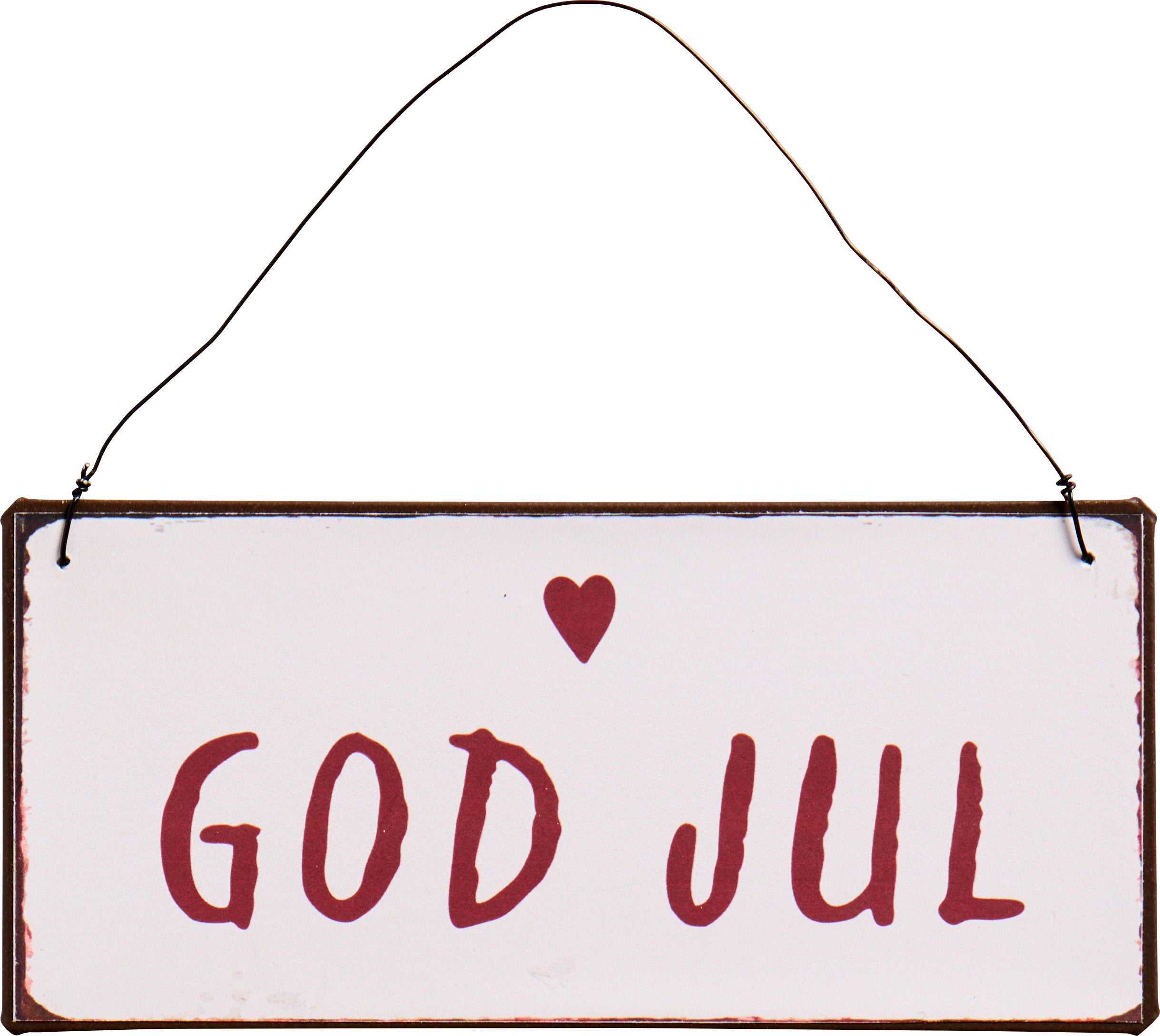 Ib Laursen / Metallschild God Jul