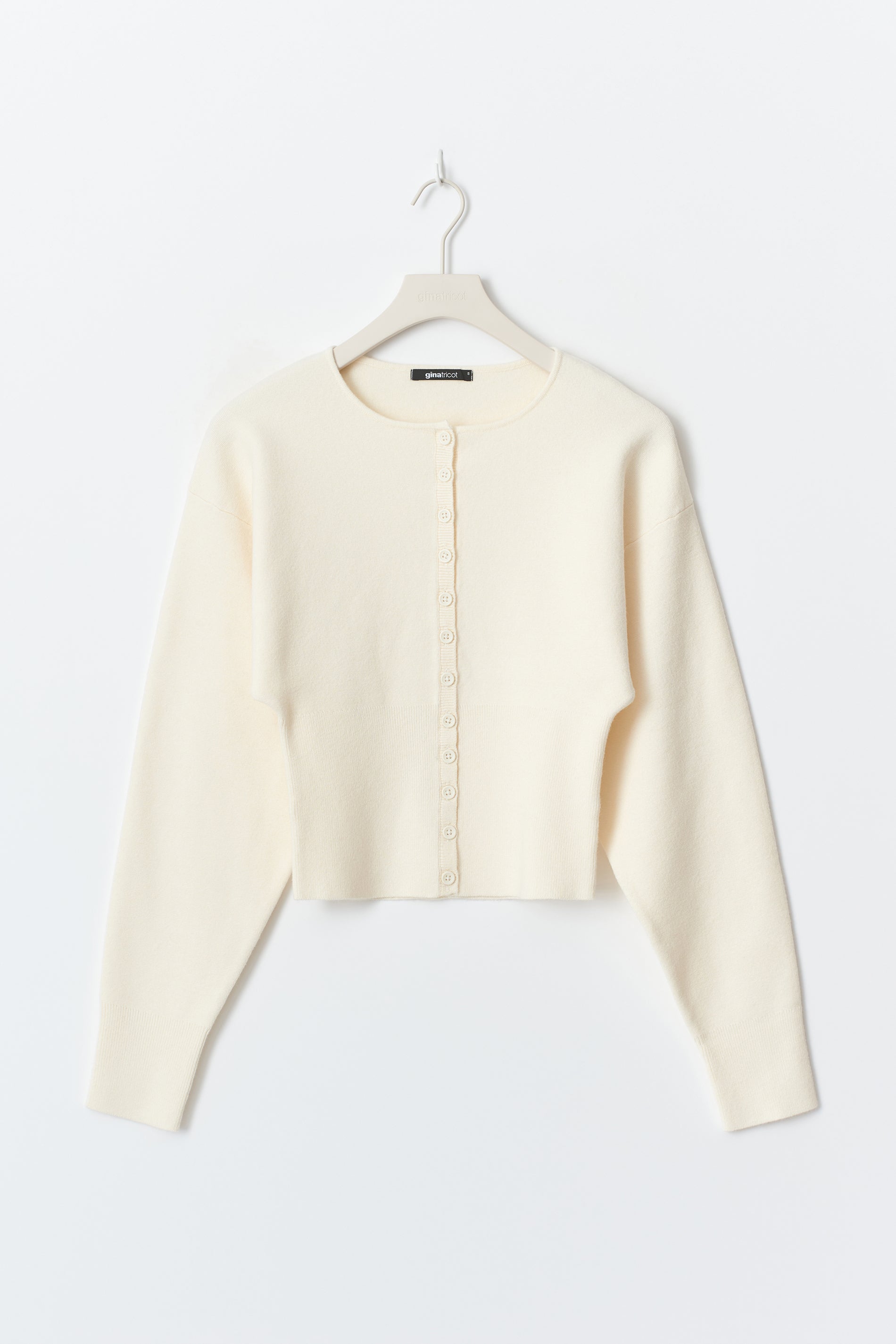 Gina Tricot / Shaped knitted cardigan / Gardenia (1496)