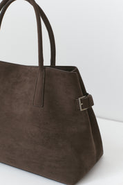 Gina Tricot / Large tote bag / Dark brown (7180)
