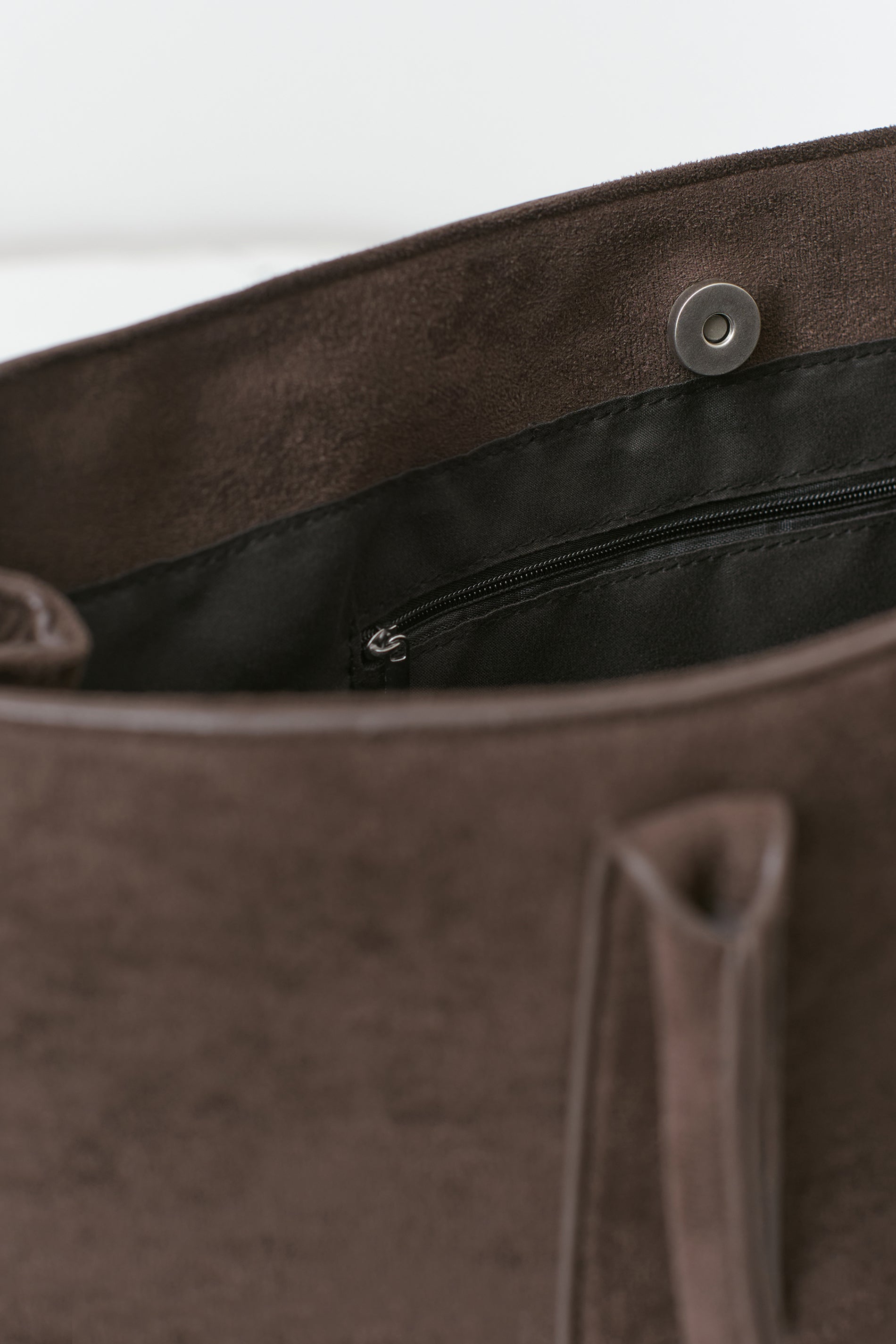 Gina Tricot / Large tote bag / Dark brown (7180)