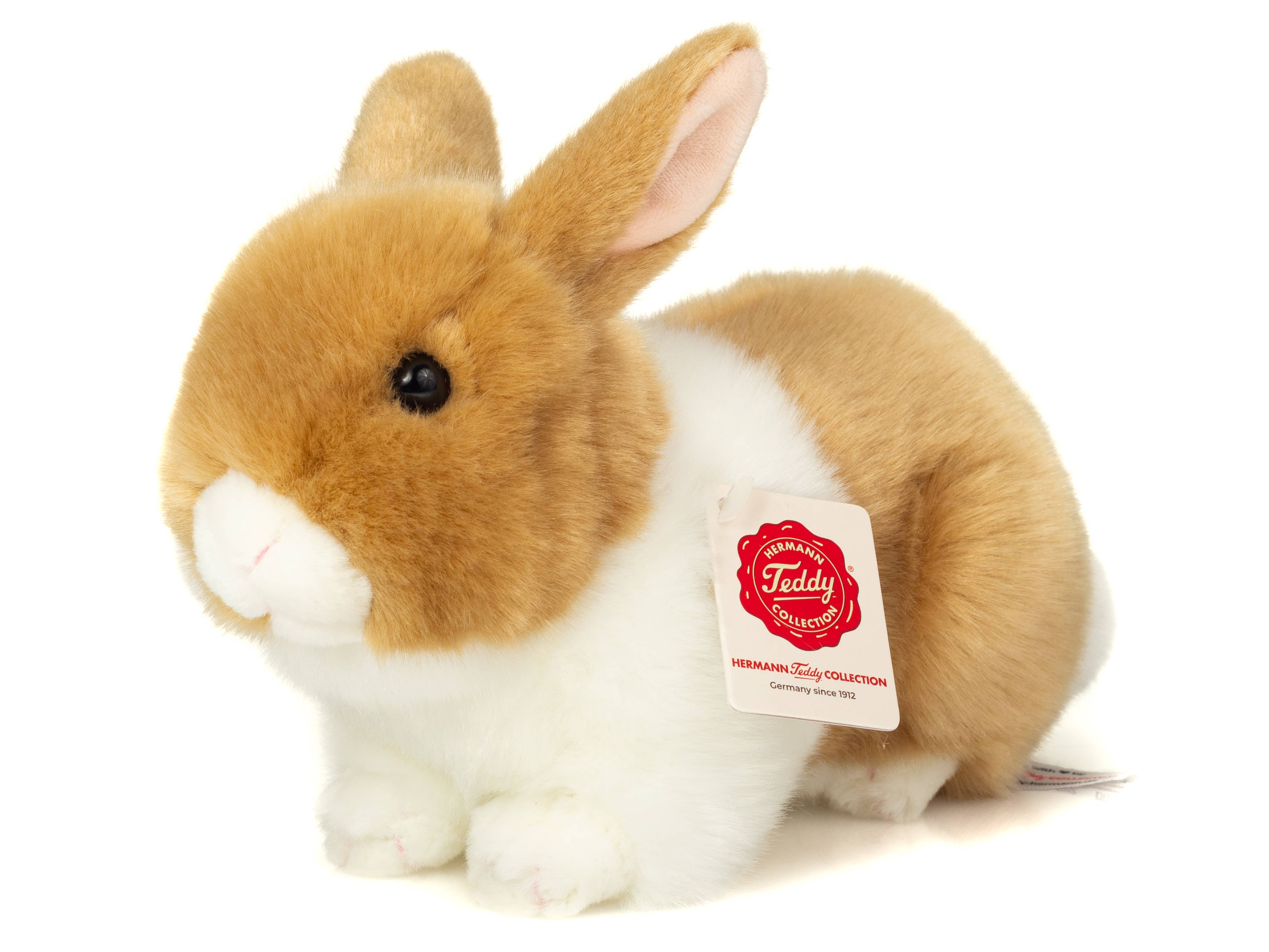 Teddy Hermann - Hase beige-weiss 23 cm - Plüschtier - Stofftier