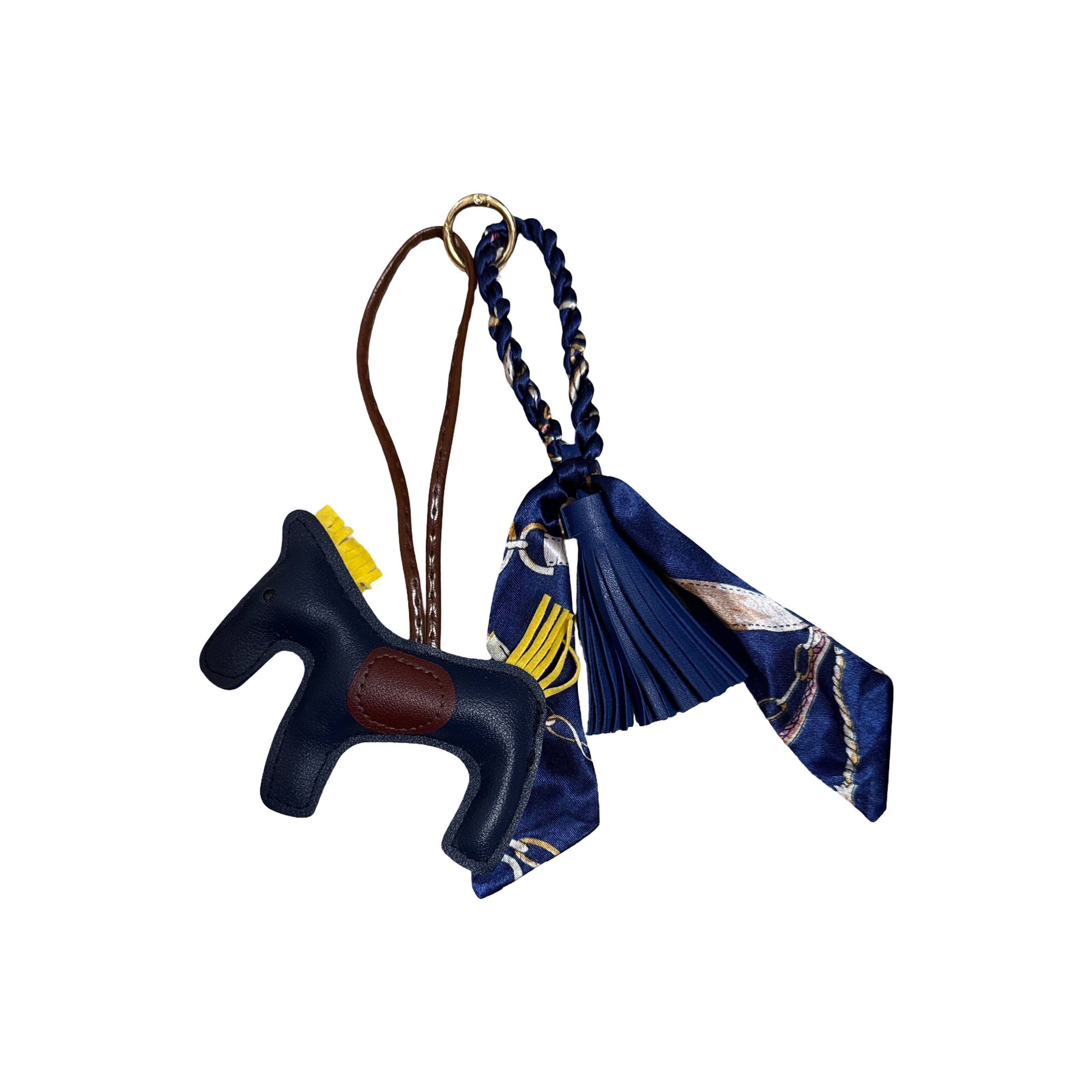 Louisa Lee / Bag Charm / Pferd / Navy