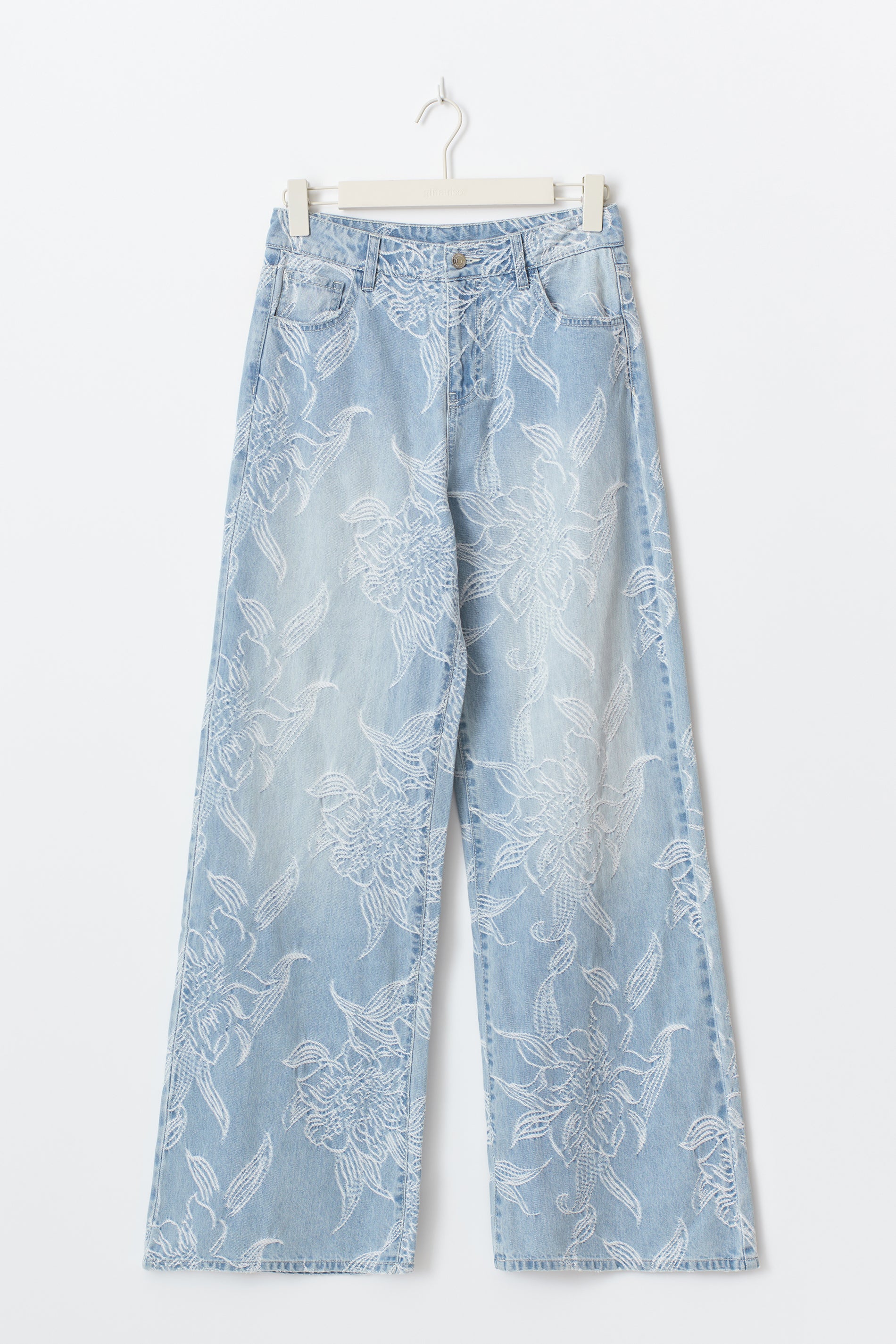 Gina Tricot / Embroidery jeans / Blue
