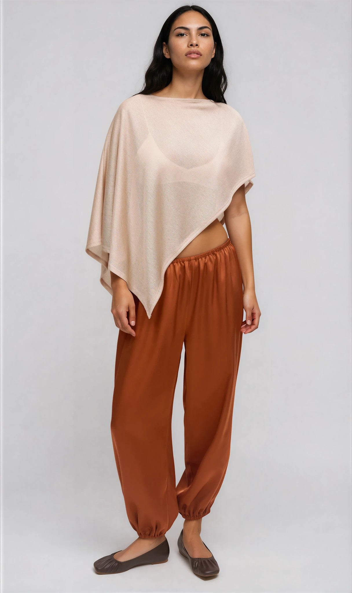 Gina Tricot / Poncho top / Cuban sand