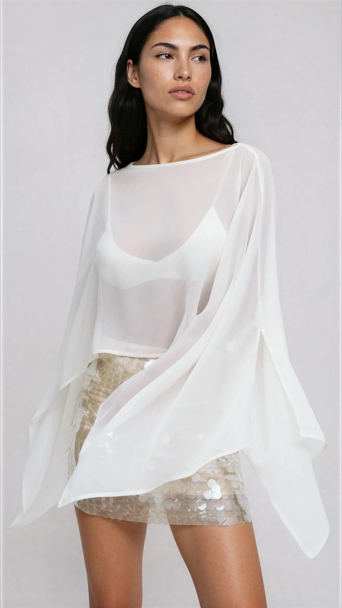 Gina Tricot / Poncho / Creme (1263)
