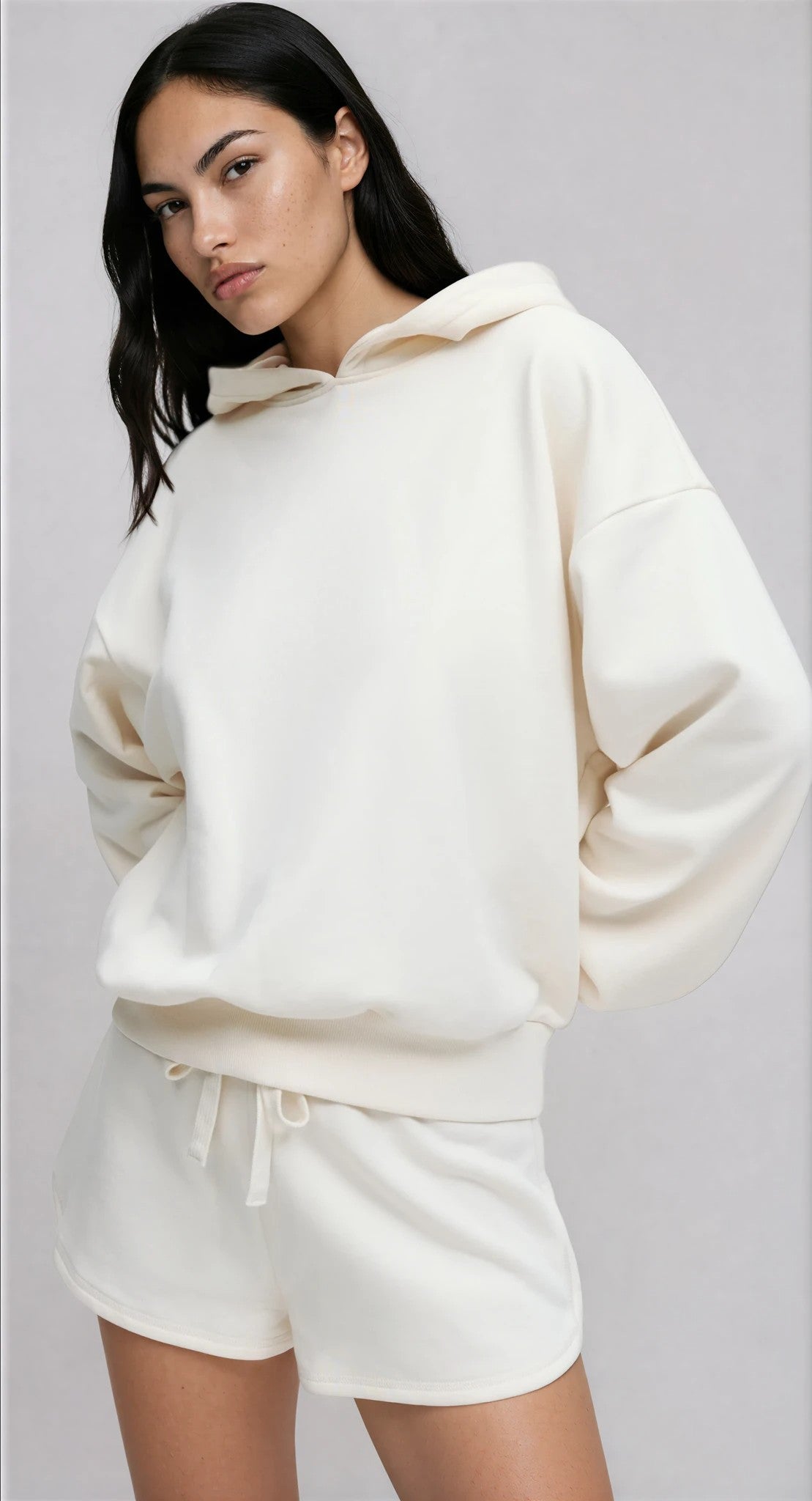 Gina Tricot / Hoodie / Egret (1144)