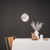 Weihnachtsdekoration - Weihnachtsanhänger - Discokugel - Schaumstoff - Silber - 20x20x20cm