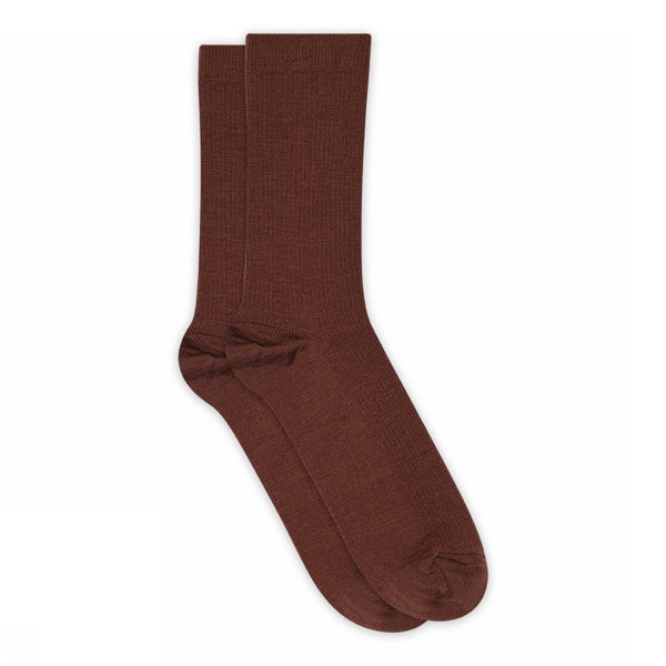 mp Denmark / Fine wool rib socks / Blue Bell
