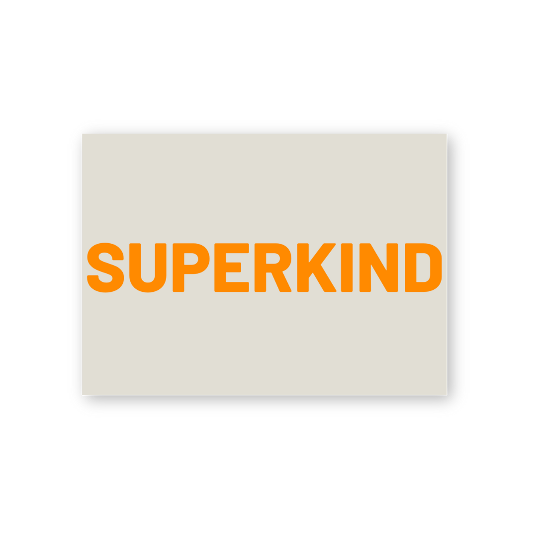 HERR&FRAUHEMPEL - Postkarte - SUPERKIND