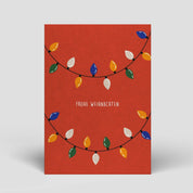 Naturbedacht - Postkarte - Lichterkette Weihnachten - Nr. 58