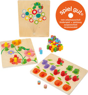 Raupe Nimmersatt Farbenspiel | Lernspielzeug | Holz