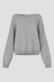 SECOND FEMALE / Pollenza Knit Pullover / Light Grey Melange
