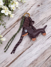 BYREN / Bag Charm / Hund und Schokolade