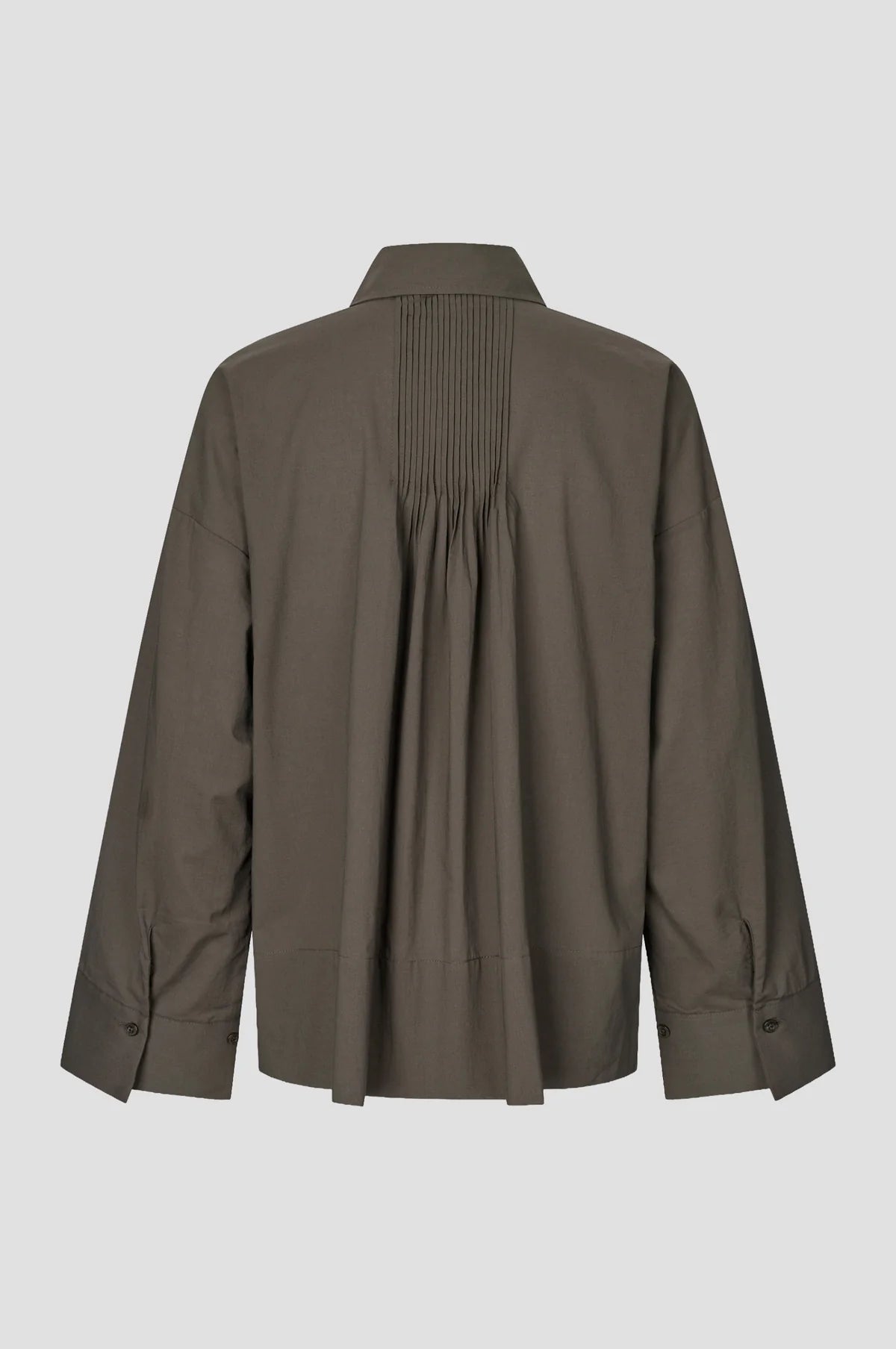 SECOND FEMALE / Lanna Shirt / Black Olive