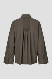 SECOND FEMALE / Lanna Shirt / Black Olive