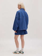 Edited / Jilian Jacket / Mid blue denim
