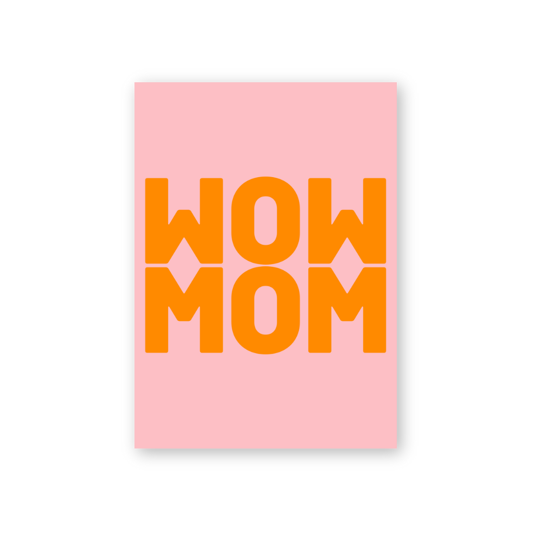 HERR&FRAUHEMPEL - Postkarte - WOW MOM