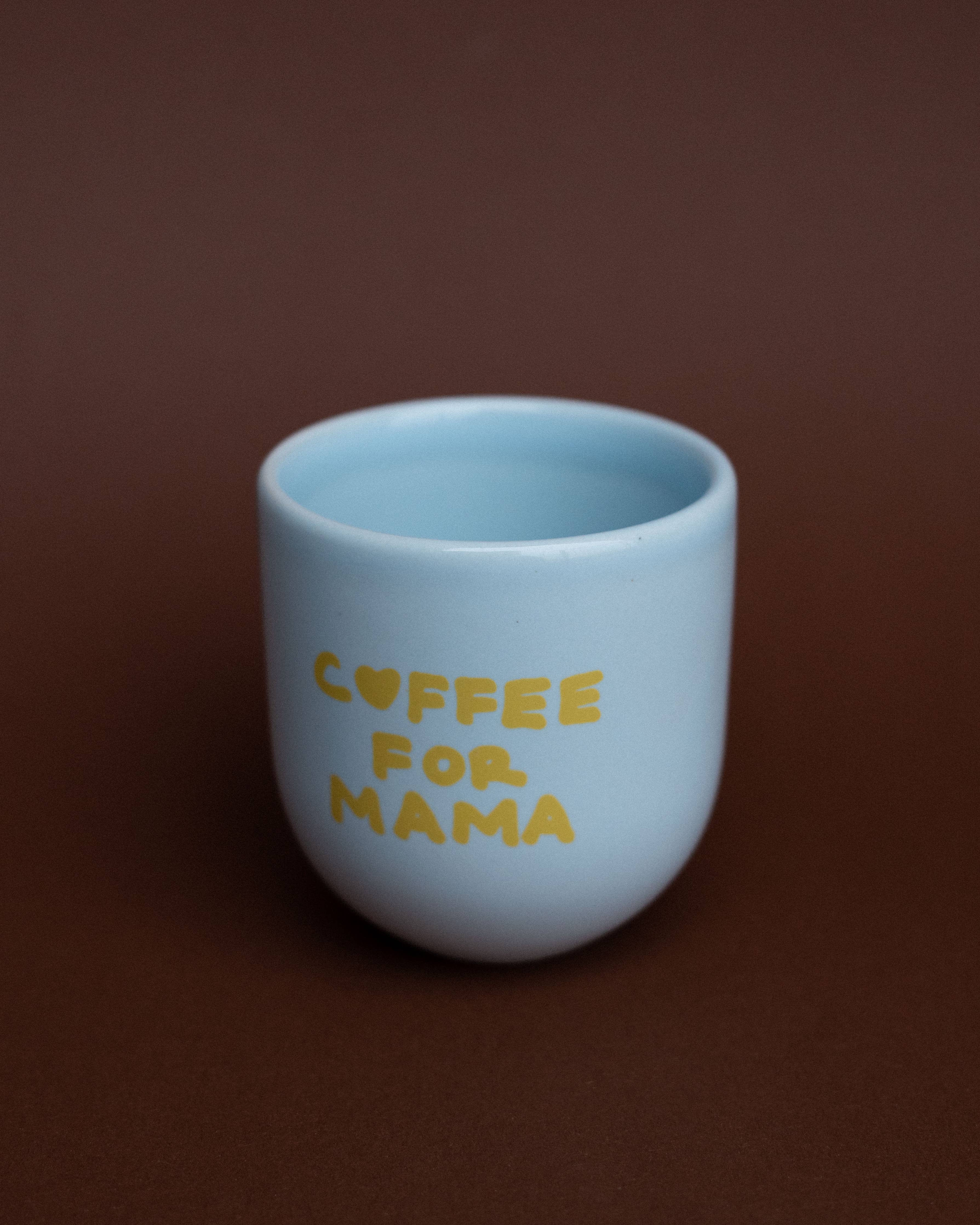 Sisi-Tasse, Kaffee für Mama, blau