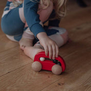 Auto mit Perlen: Red