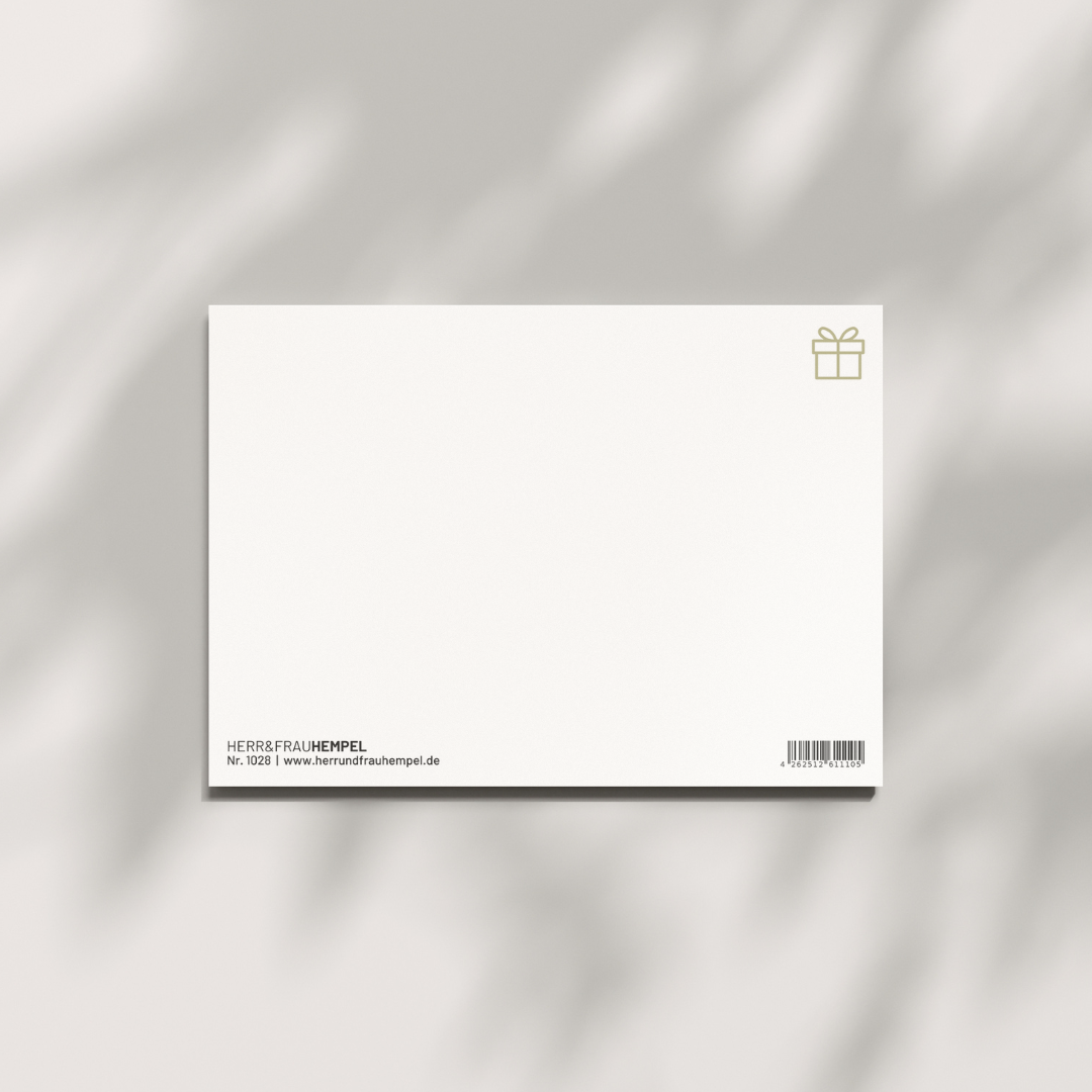 HERR&FRAUHEMPEL - Postkarte - GUTSCHEIN