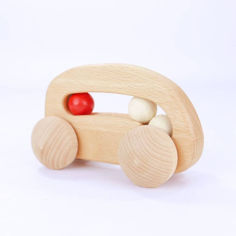 Auto mit Perlen: Red
