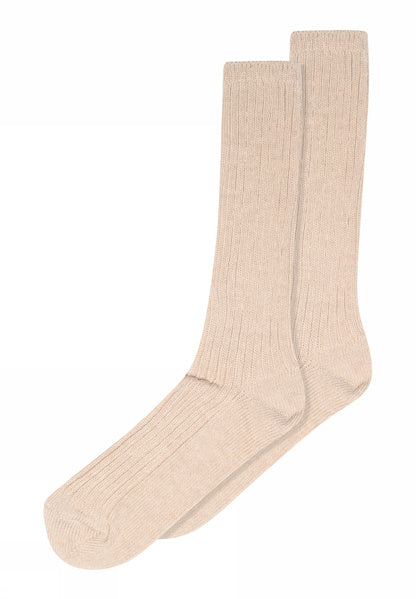 mp Denmark / Bess long socks / Beige Melange