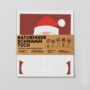 Naturbedacht - Schwammtuch - Weihnachtsmann - Nr. 13