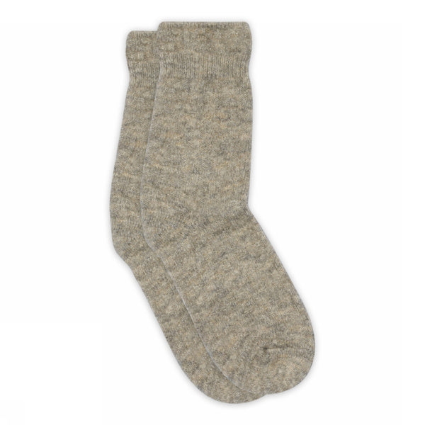 mp Denmark / Valdis Alpaca socks / Grey Melange