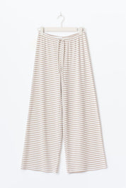 Gina Tricot / Striped soft trousers / Beige