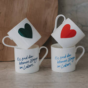 Eulenschnitt - Tasse Kleine Dinge rot
