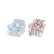 Helio Ferretti - SCHMUCKKASTEN GESTREIFTE KATZE SOFA HF