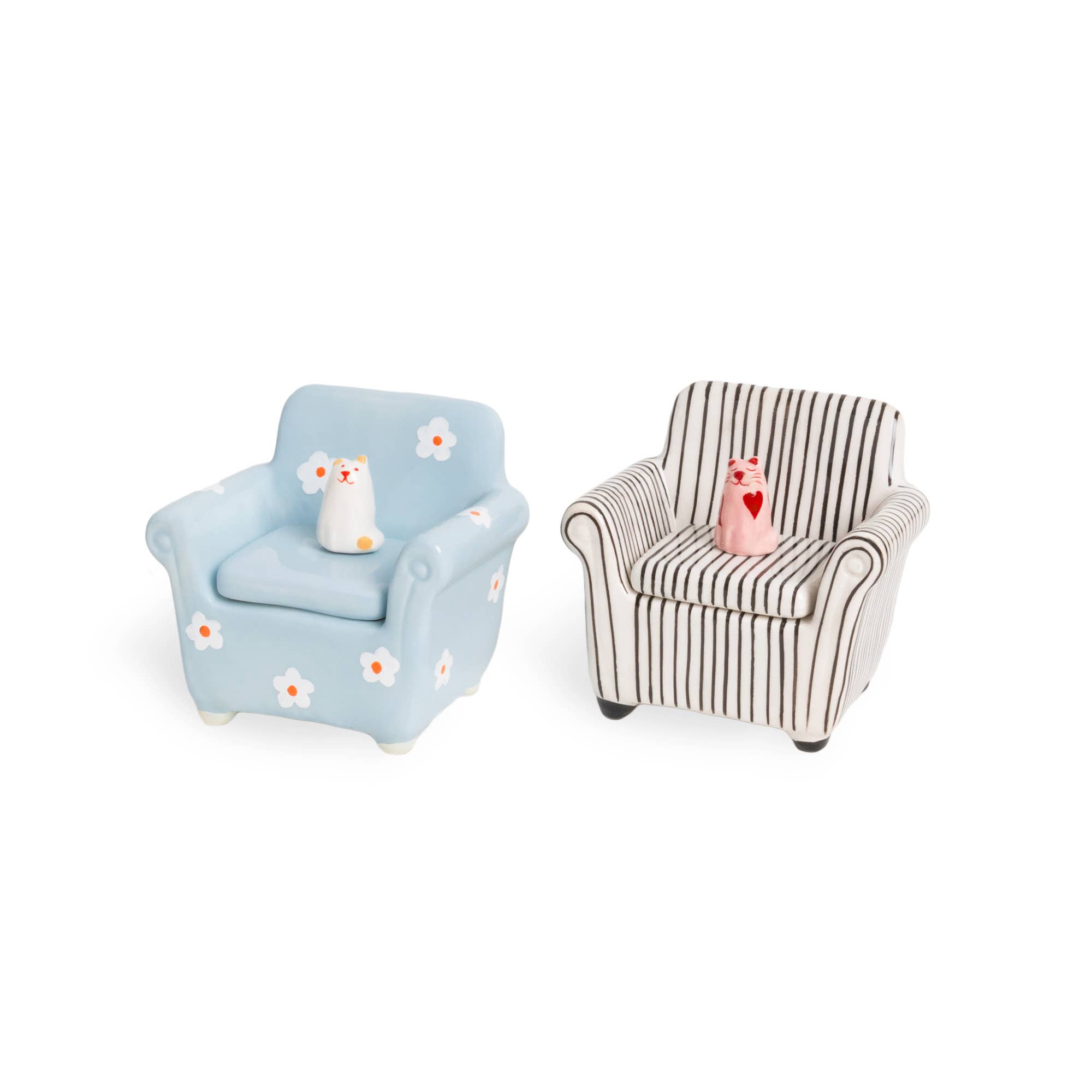 Helio Ferretti - SCHMUCKKASTEN GESTREIFTE KATZE SOFA HF