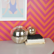 Weihnachtsdekoration - Weihnachtsanhänger - Discokugel - Schaumstoff - Gold - 15x15x15cm