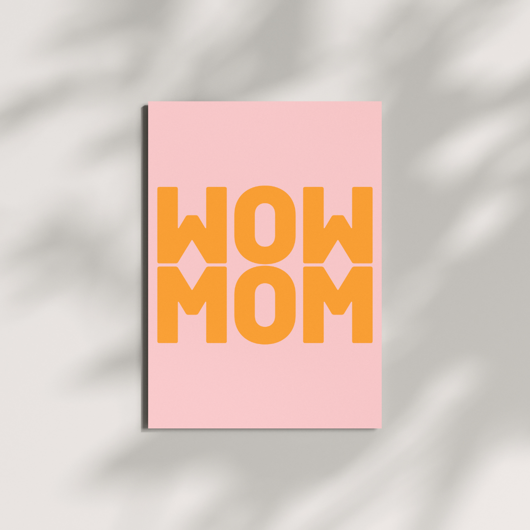 HERR&FRAUHEMPEL - Postkarte - WOW MOM