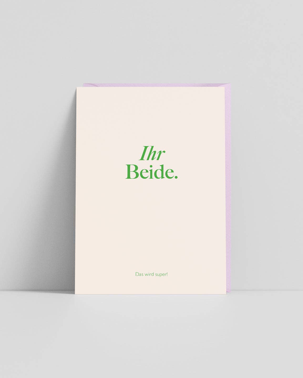 STUDIO LIV - Grußkarte Ihr Beide