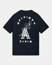 Anerkjendt / AKVILLADS UNDYED S/S TEE / Sky Captain