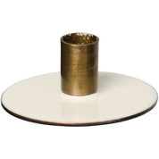 Ib Laursen / Kerzenhalter f/1,3 cm Kerze 2-farbig Butter cream