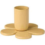 Ib Laursen / Kerzenhalter f/1,3 cm Kerze blumenförmig cafe cream