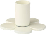 Ib Laursen / Kerzenhalter f/1,3 cm Kerze blumenförmig butter cream