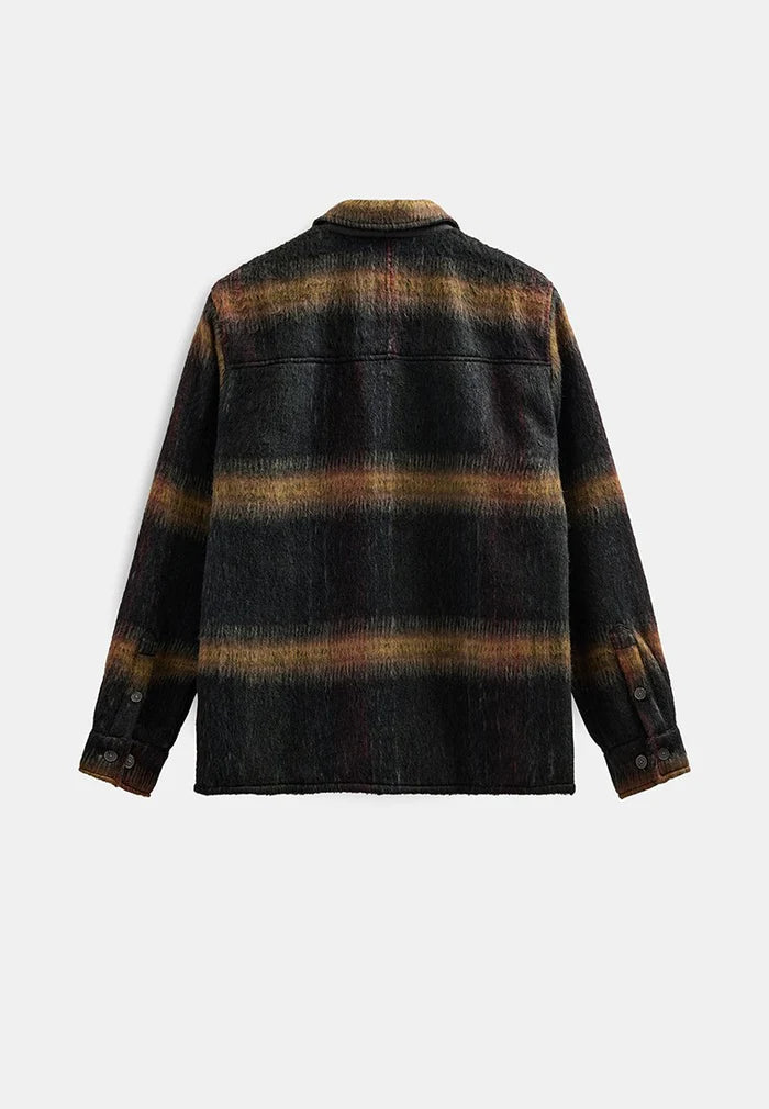 Anerkjendt / AKOSCAR HEAVY TWILL OVERSHIRT / Forest night