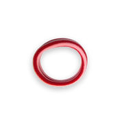 Haargummis - Lulu | rosa-rot