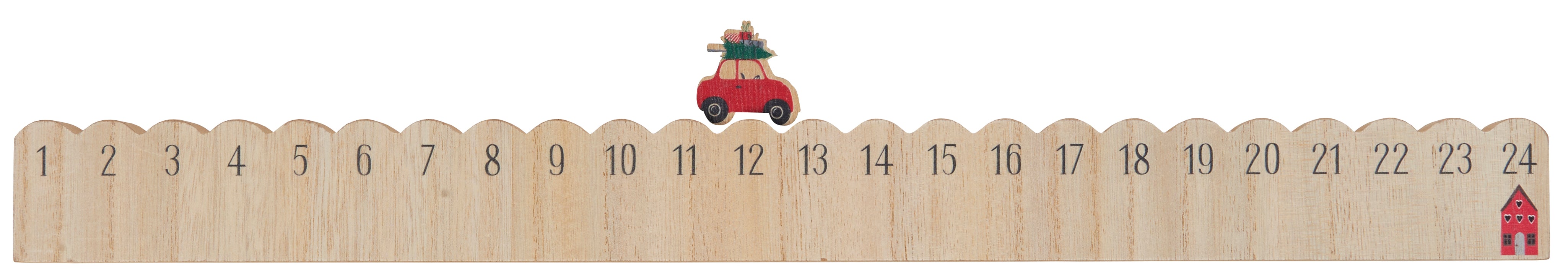 Ib Laursen / Weihnachtskalender 1-24 fahrendes Auto