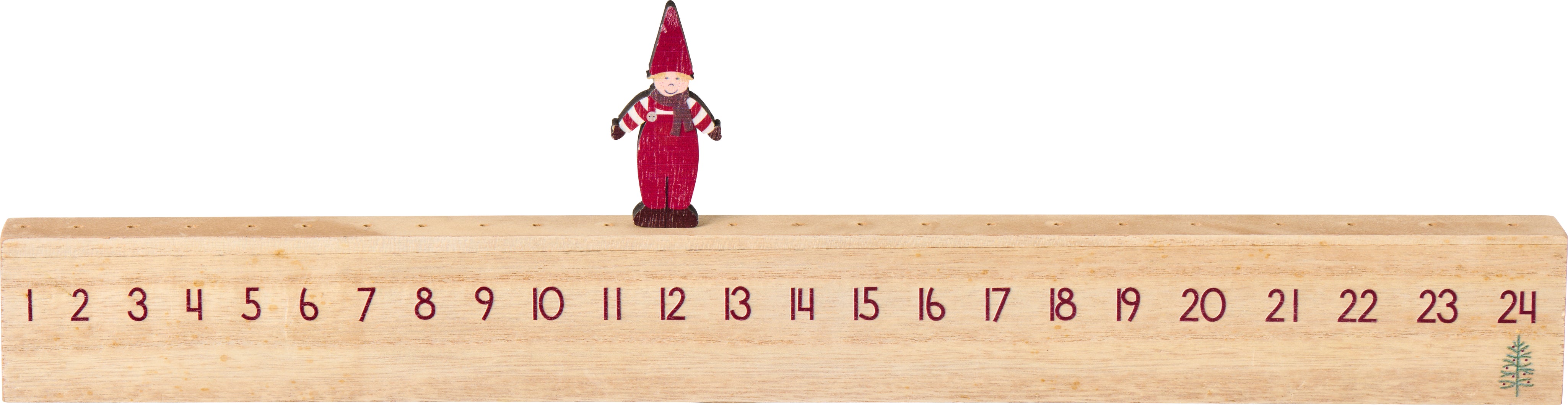Ib Laursen / Weihnachtskalender 1-24 gehendes Wichtelmännchen