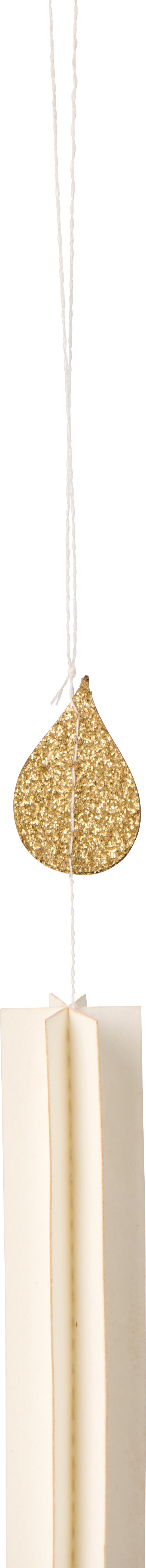 Ib Laursen / Kerze zum hängen m/Flamme in Glitter