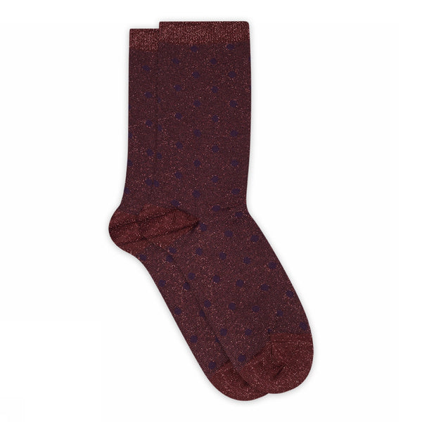 mp Denmark / Donna glitter socks / Wine Red
