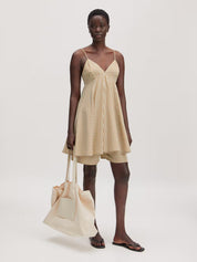 Edited / Adeline Dress / Kangaroo + Papyrus stripe
